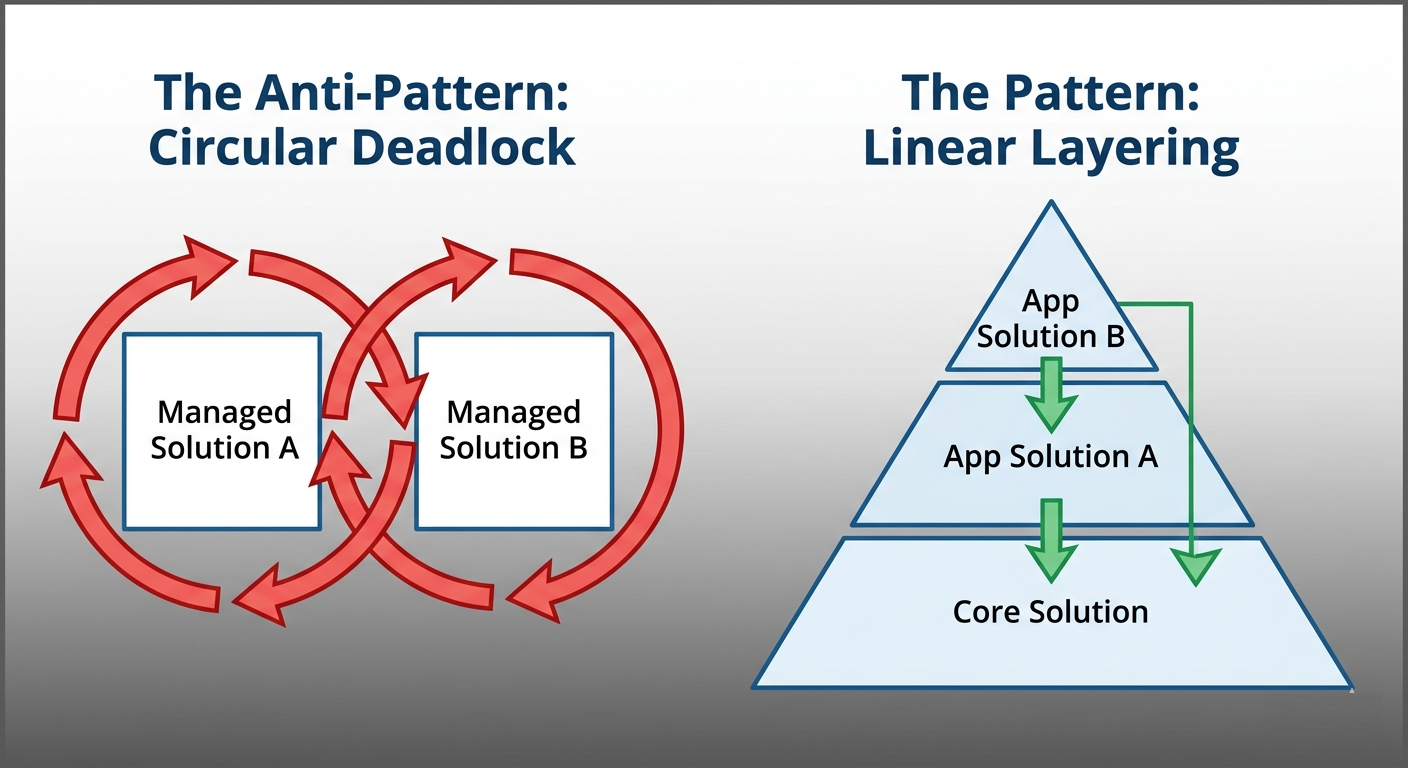 Managed Solution Deadlock vs Layered Solution